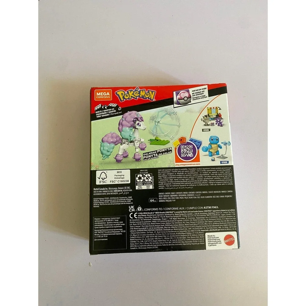 Mega Construx Pokemon Galarian‎ Ponyta 64 Piece Building Set